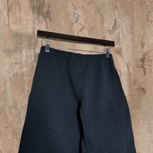 Black Champion Sweatpants Embroidered Logo Relaxed Fit Youth Large - Picture 4 of 5